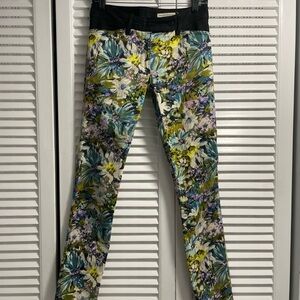 Balenciaga Floral Straight Leg Jeans - Multicolor
